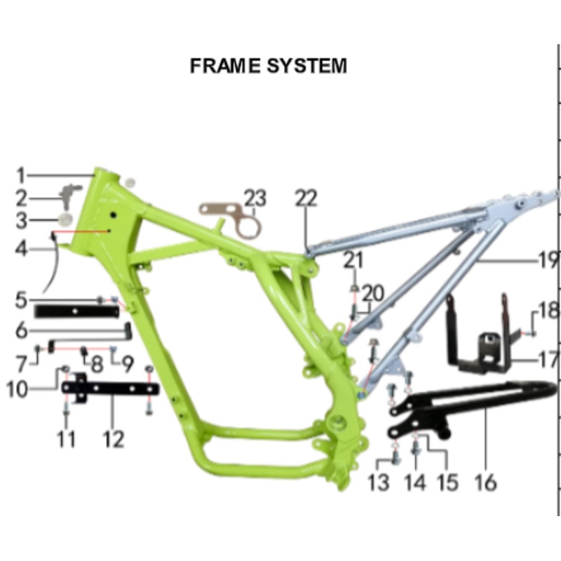 Buckle Plastic – 150DH & 230DH Gas Dirt Bike