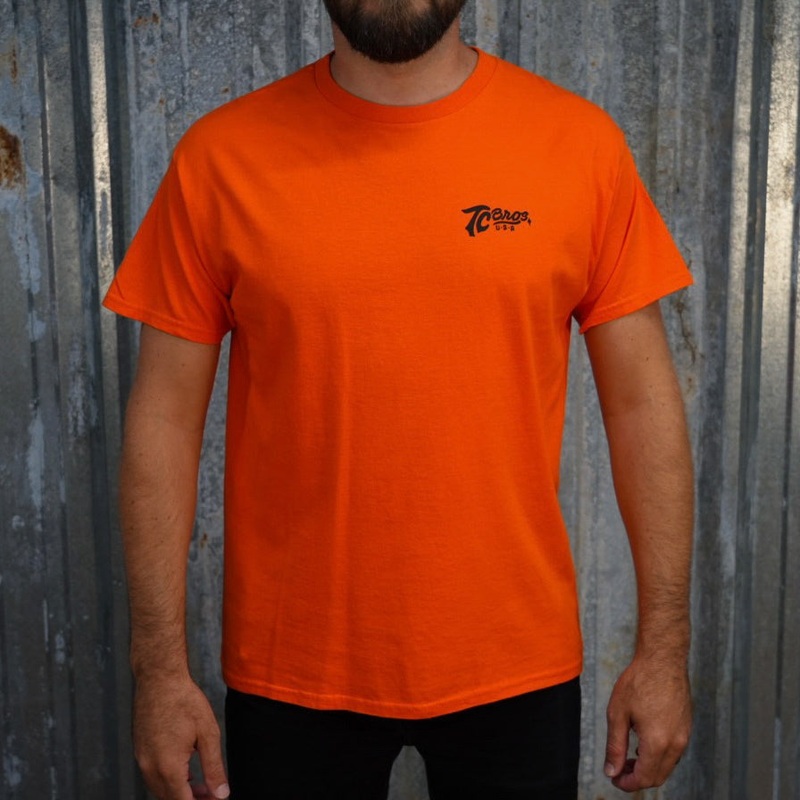 Script – Orange Tee (Front/Back Print)