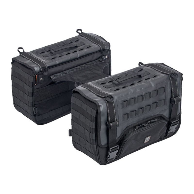 Biltwell Exfil-36 Throw-Over Saddlebags Black