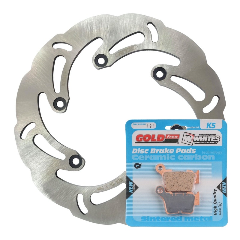 Brake Disc & Pad Rear Kit – KTM 350 EXC-F ’11-’19 – Wave