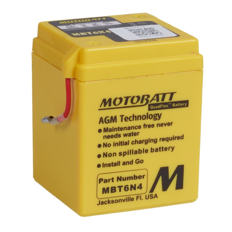 Motobatt Battery Quadflex AGM – MBT6N4