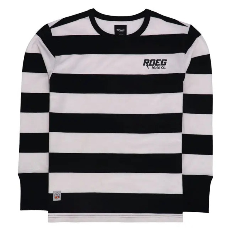 Roeg Ricky Stripe Jersey White / Black