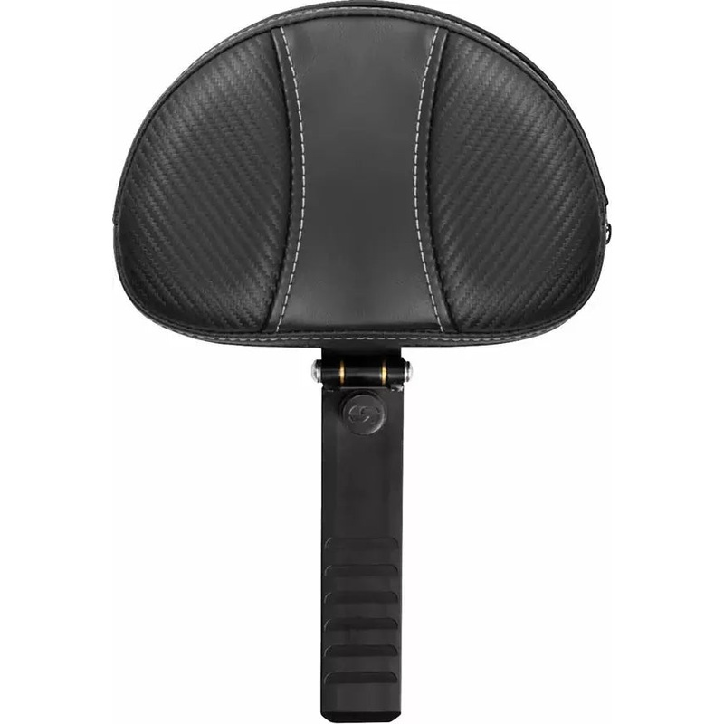 Saddlemen Mini Contoured Carbon Fiber Backrest Black