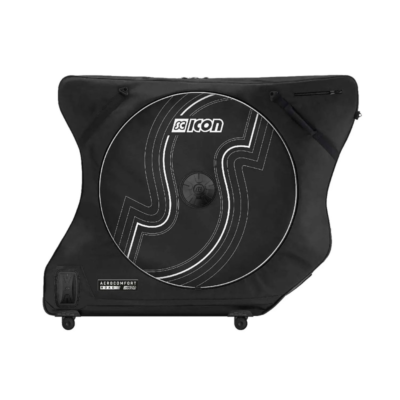 Scicon Sports Aerocomfort 3.0 Road Bike Cycle Travel Bag Black – 117 X 54 X  97 CM