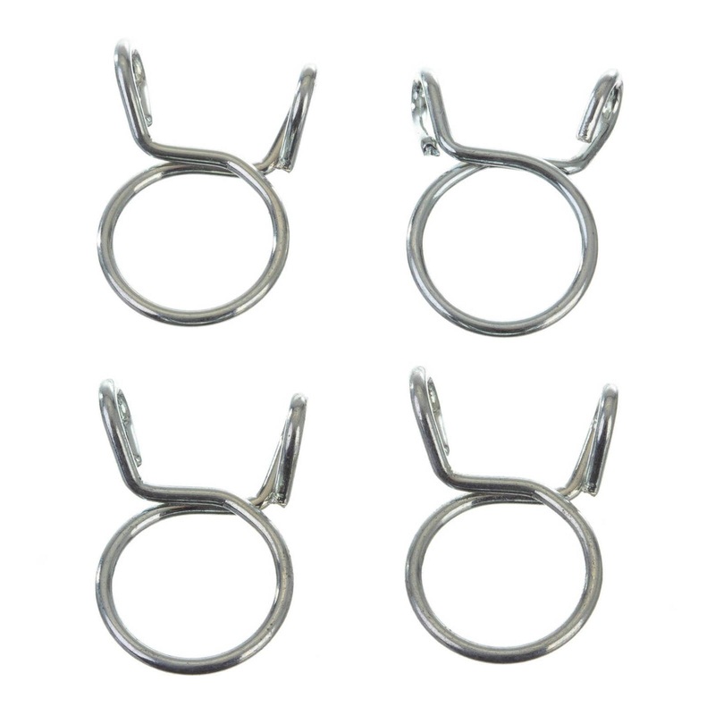 All Balls Racing Fuel Hose Clamp Kit – 14.3mm Wire (4 Pack)