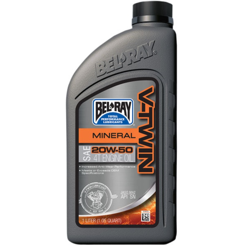 Bel-Ray – V-Twin Mineral 20W-50 4-Stroke Engine Oil