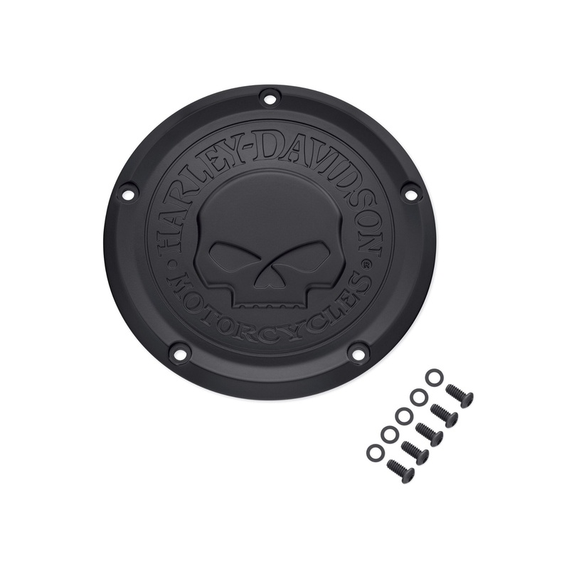 Harley Davidson 25700740 Willie G Skull Derby Cover KIT,CVR/SLG,CL CVR,WILLIE G SKULL,BLK