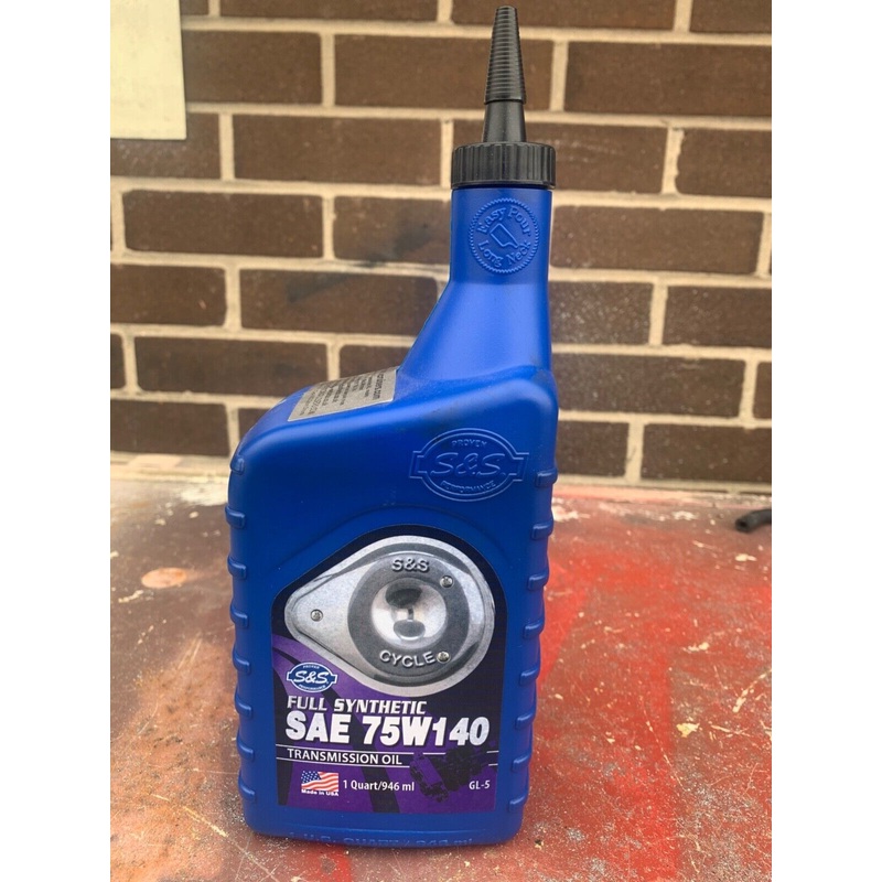 S&S fully Synthetic gear oil for Harley Davidson ultimate 75w-140 2251 all HD