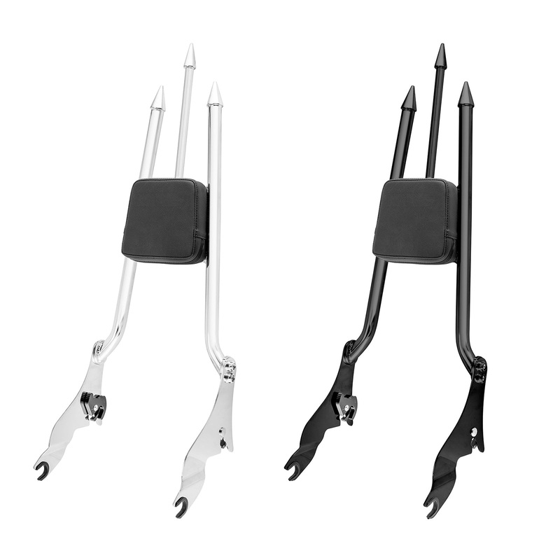 2009-2025 Harley Touring FLHR FLHX FLHT FLTR 31″ Tri Halberd-Shaped Passenger Backrest Sissy Bar