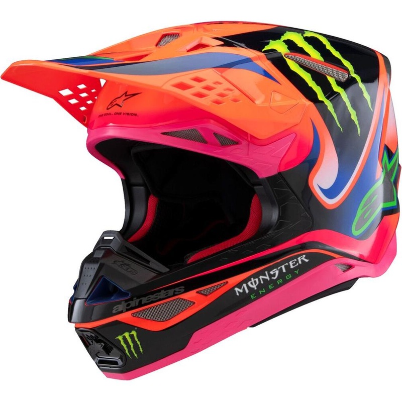 Alpinestars Supertech M10 Deegan MX Orange / Purple / Pink