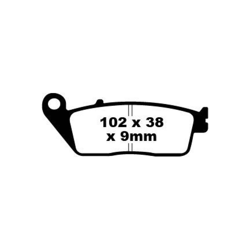 Brakes – FA142HH Fully Sintered – EBC (2 Set Front)