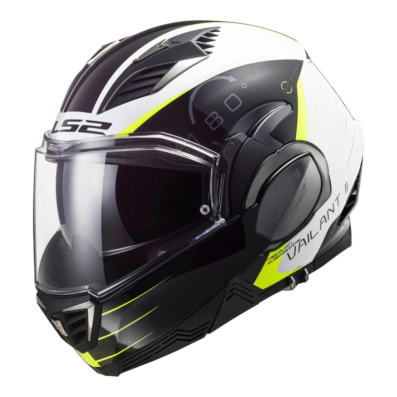 LS2 FF900 Valiant II Codex Helmet – White / Black