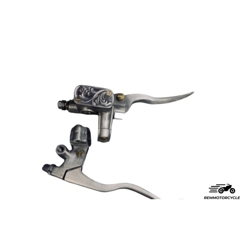 Polished Motorcycle Brake and Clutch Kit