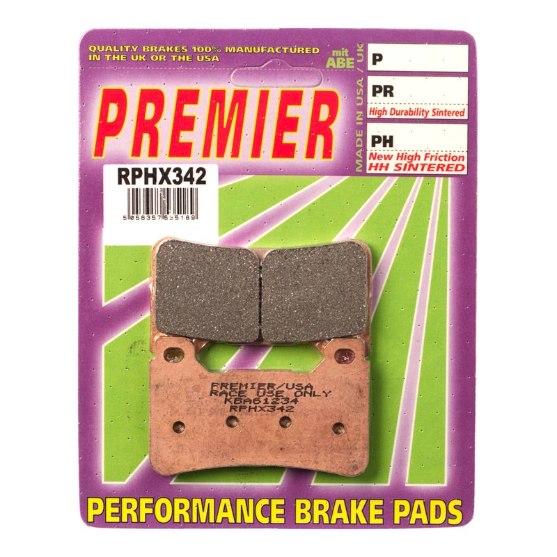 Premier Brake Pads – RPHX Sintered Racing Only