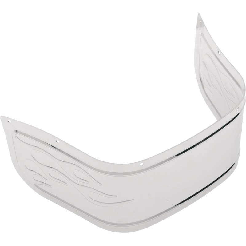 Front Fender Skirt – 80-13 FLT/FLHT – Flame Chrome
