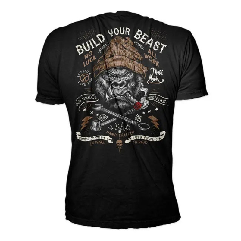 Lethal Threat Build Your Beast T-Shirt Black