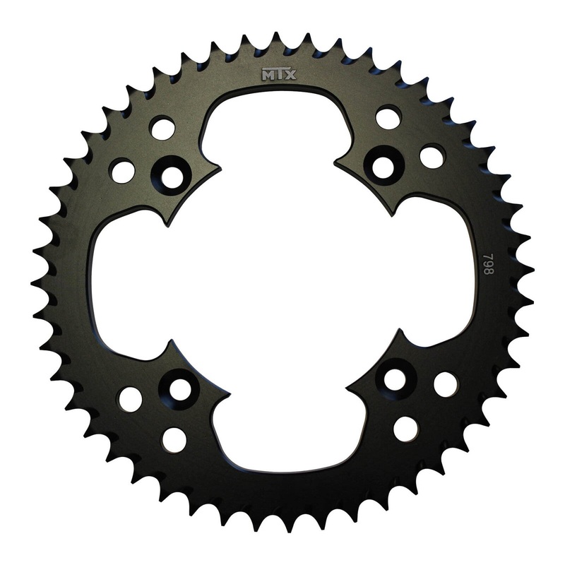 MTX 798 Zero Aluminium Rear Sprocket #428 – Black (11A-209-BLK)