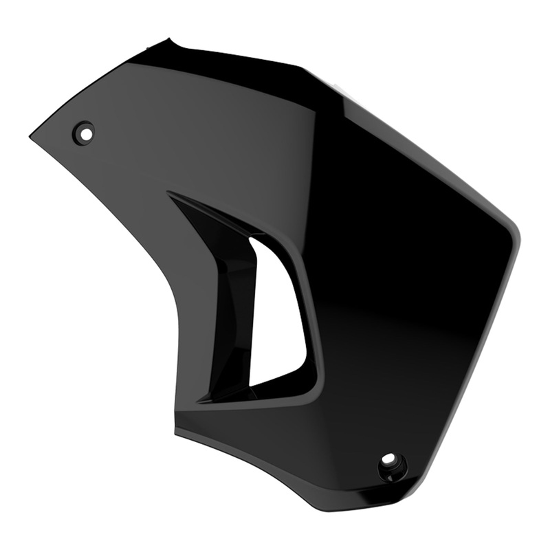 Polisport Radiator Scoops RIGHT Kawasaki KLR650 ’08-’18 Black