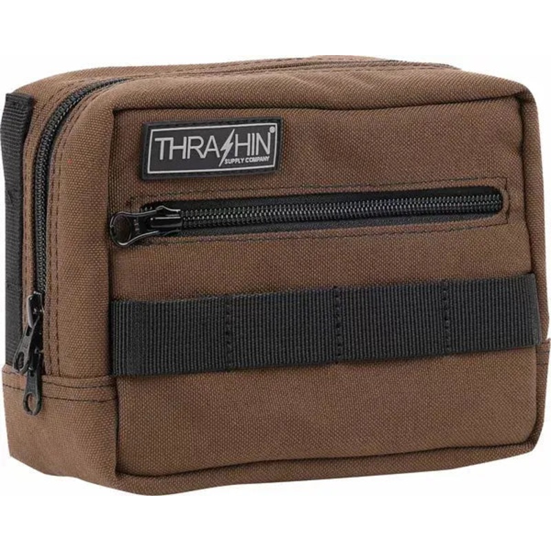 Thrashin Supply Company Handlebar Bag Brown