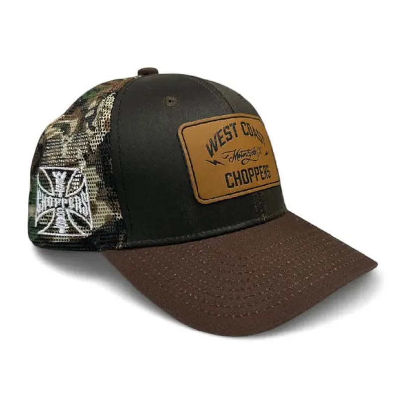 West Coast Choppers Hunter Trucker Cap Brown / Camo