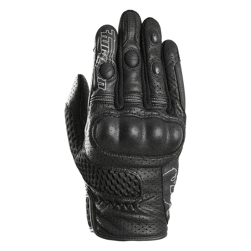 Furygan TD Air Leather Gloves Black / White