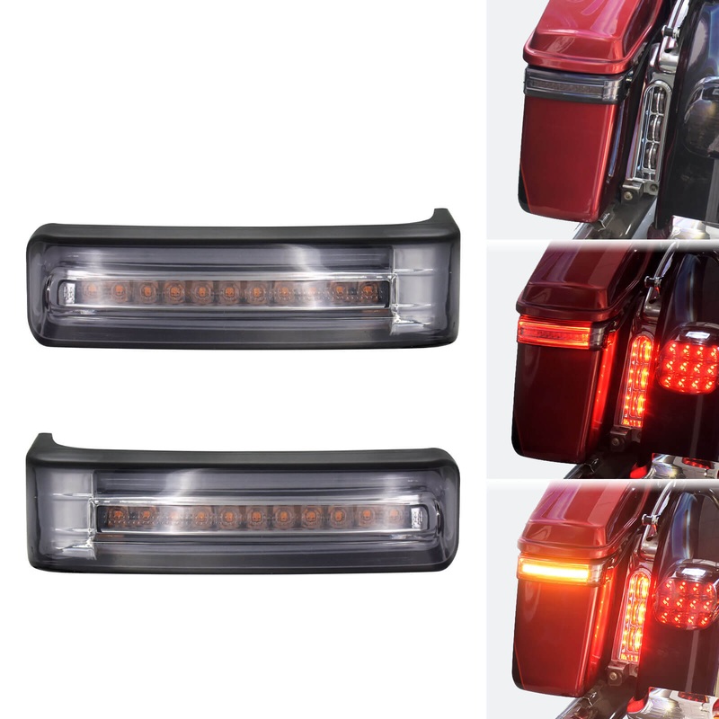 LED Saddlebag Tail Lights for Harley Touring 2014-2023 | Mactions