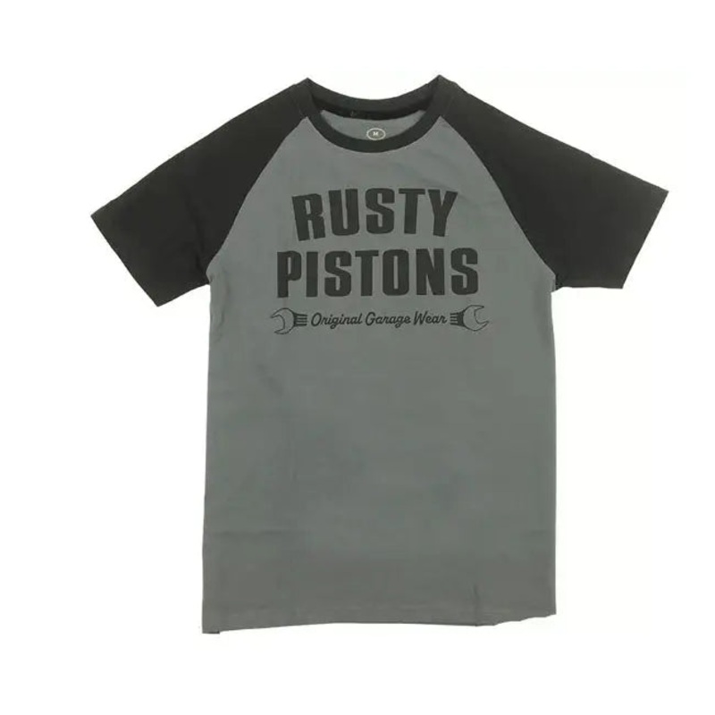 Rusty Pistons Burney T-Shirt Grey / Black