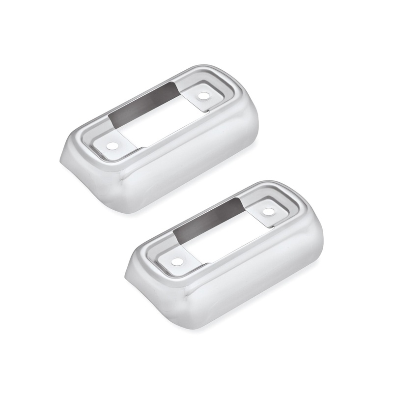 Harley Davidson 80716-08 Muffler Bracket Cover Kit KIT-COVER,MFLR HANGER,CHRM/FLT