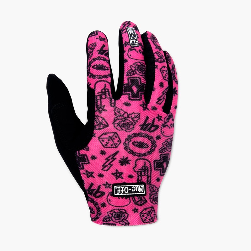 Muc-Off Lightweight Mesh Rider Gloves Pink