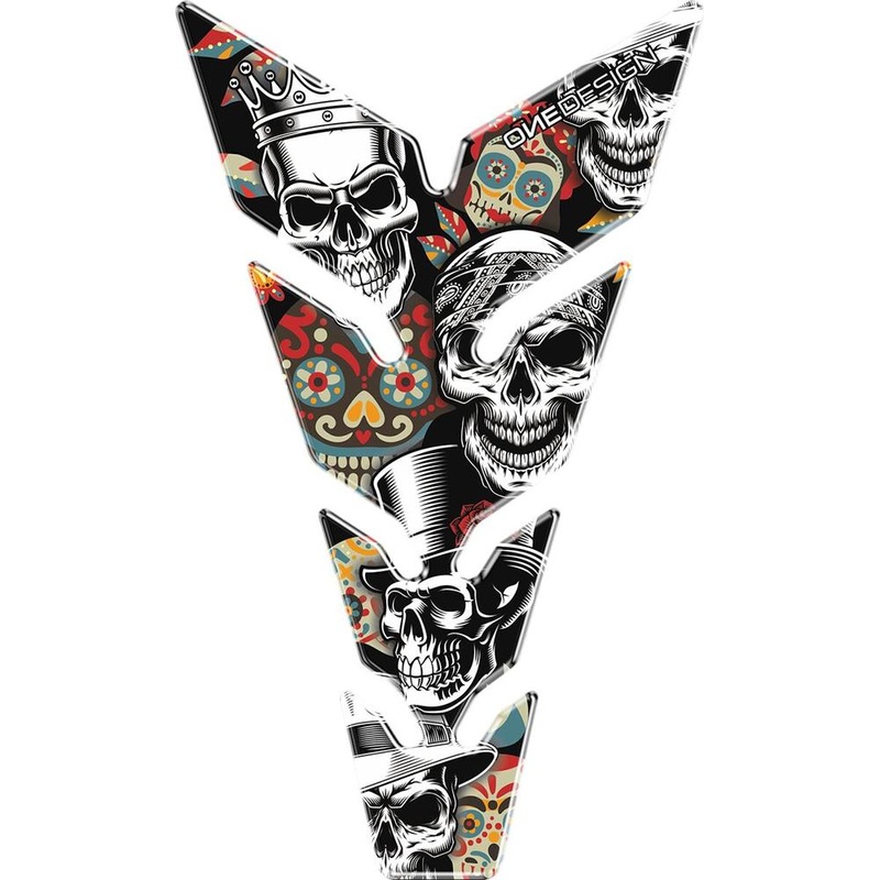 One Design Max Skulls2 Tank Pad Black