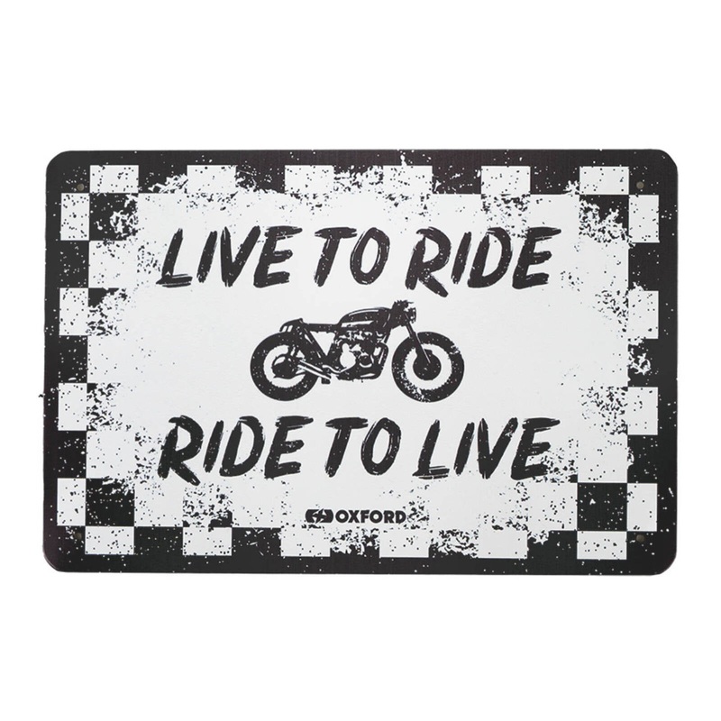 Oxford Garage Metal Sign: “Ride”