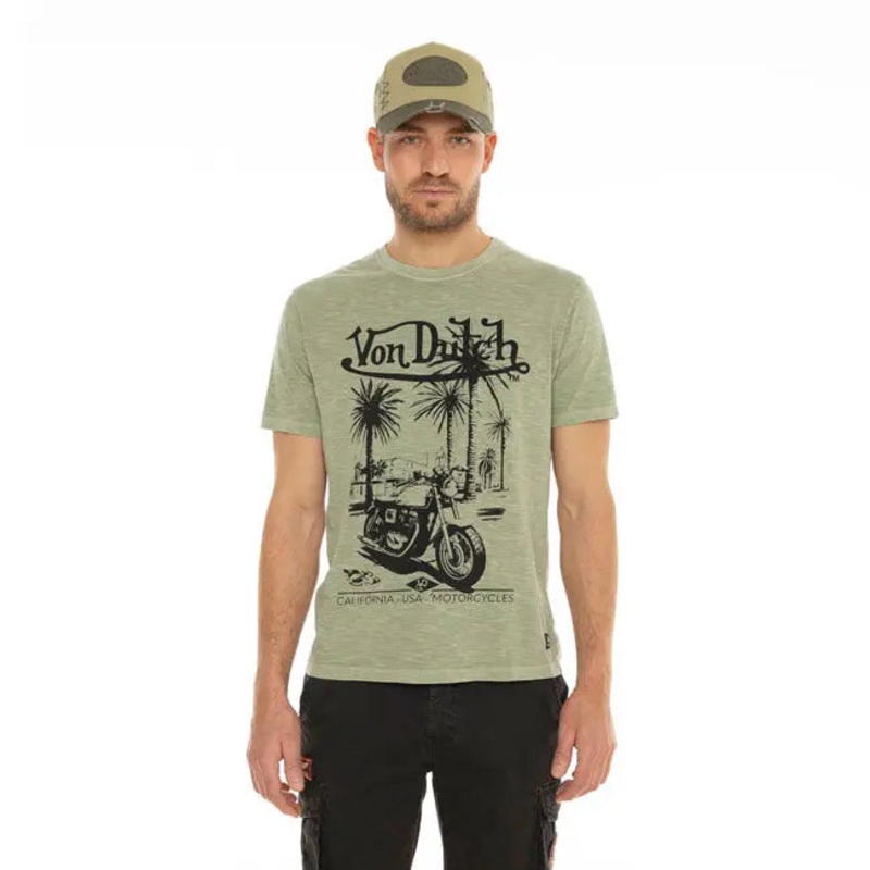 Von Dutch Socal T-Shirt Olive