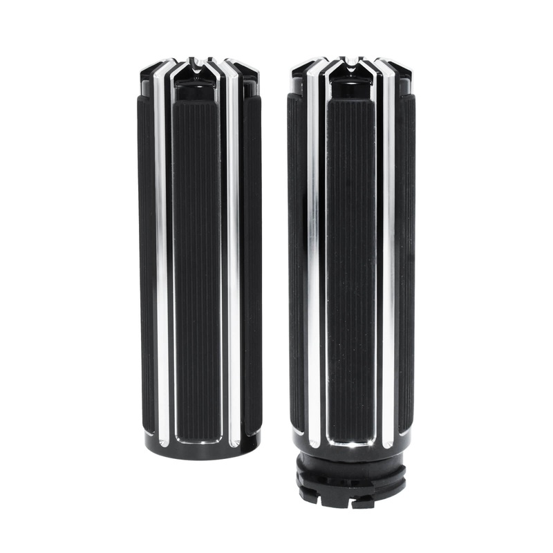 1″ Handlebar Grips for Harley Touring Street Glide Dyna Softail | Mactions