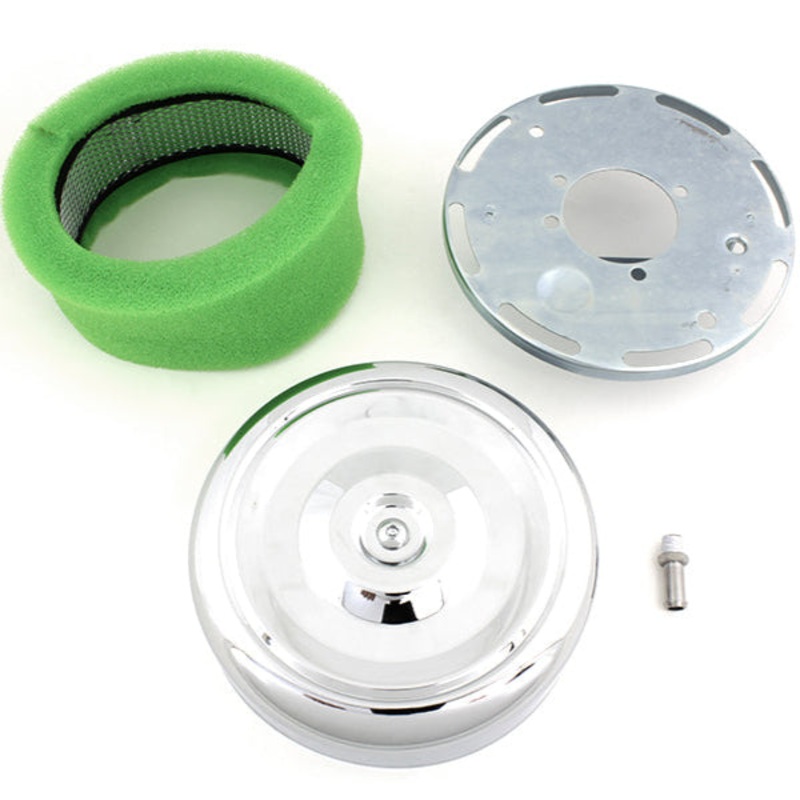 7″ Round Air Cleaner Kit – CV/Delphi – 1988-2017 – Chrome