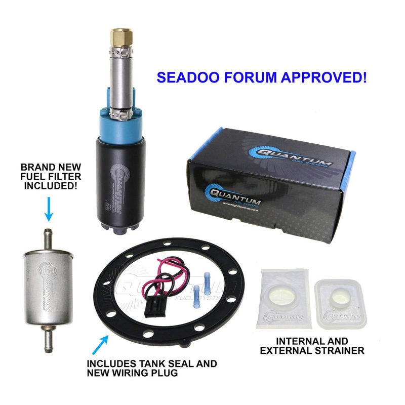 Quantum In-Tank EFI Fuel Pump with Tank Seal, Filter, Install Kit