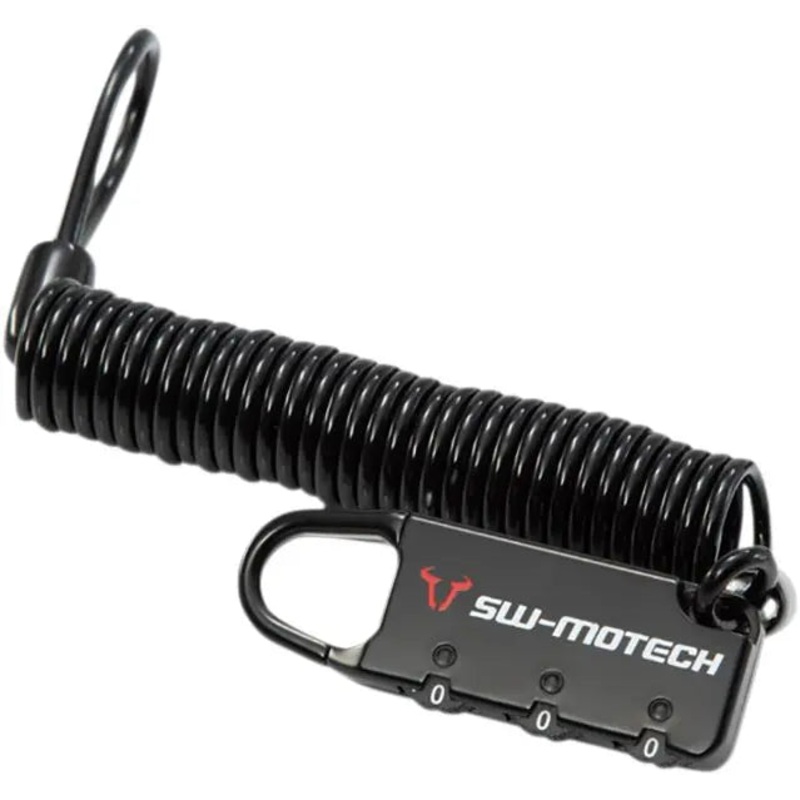 SW-Motech Cable Lock Black For Tank / Tail Bags | Vendor No CLOC0000210100B