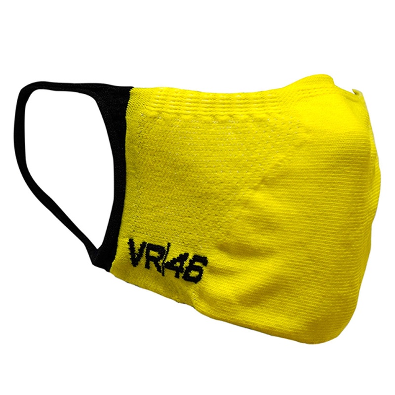 VR46 Kids Social Face Mask Yellow – Small