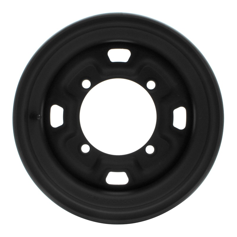 Whites ATV/UTV Steel Rim 12×7 Polaris Front & Rear 4/156 +12.7 – Black