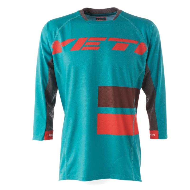 Yeti Enduro Cycle Jersey Turquoise / Inferno