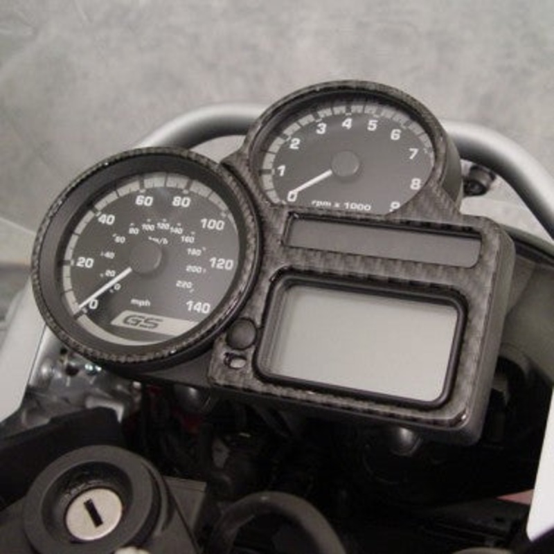 BMW F800S F800ST F800GS Gauge Panel Trim Carbon Fibre Ztechnik Z8603