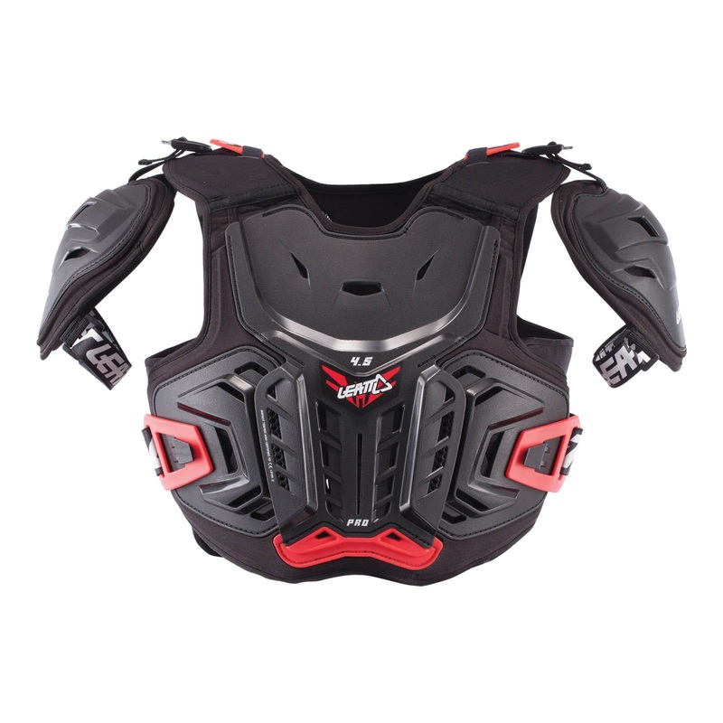 Leatt 4.5 Junior Chest Protector Pro – Black / Red
