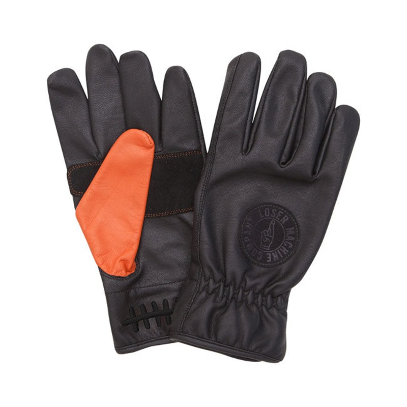 Loser Machine Death Grip Gloves Black / Orange
