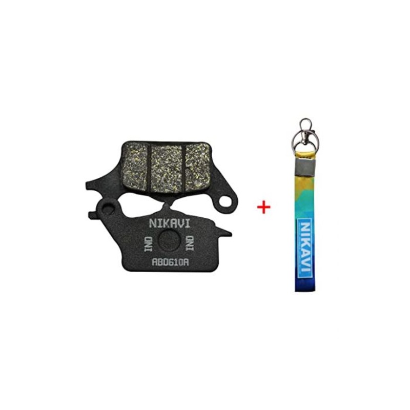 NIKAVI DP12 Front Brake Disc Pad Compatible for Yamaha Cynigus Ray ZR/FASCINO/RAY/RAY ZR/SZ/SALUTO/SZR + NKVKC