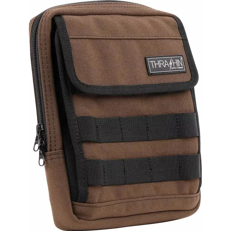 Thrashin Supply Company Slim Handlebar Bag Brown