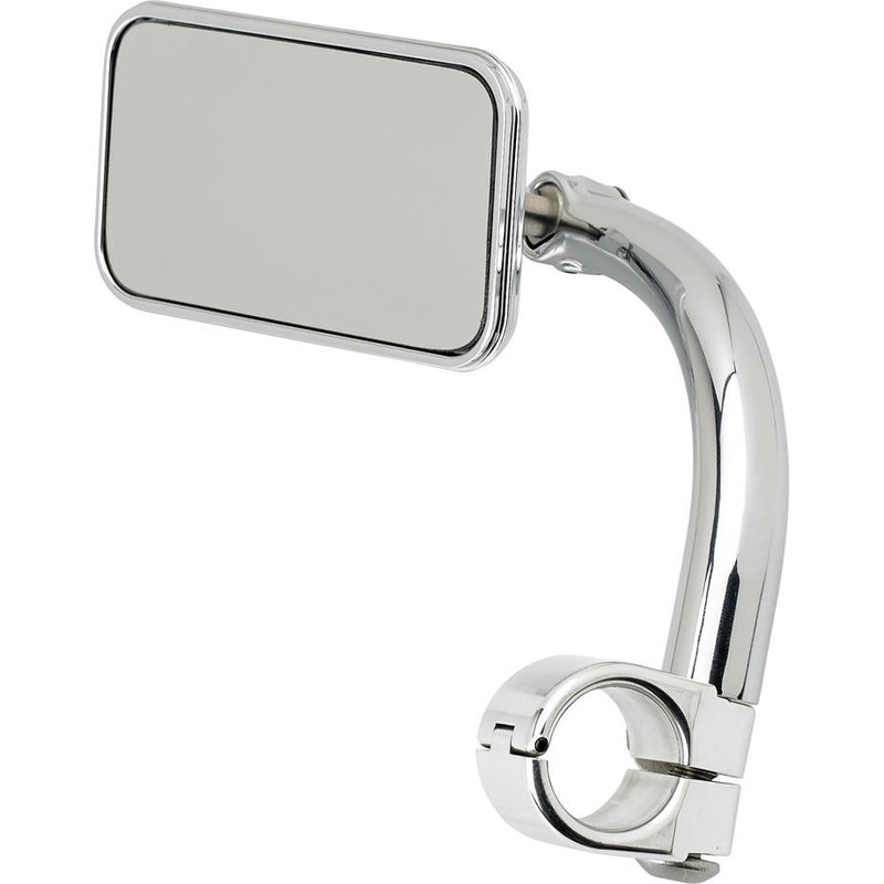 Utility Mirror Rectangle Clamp-on – Chrome