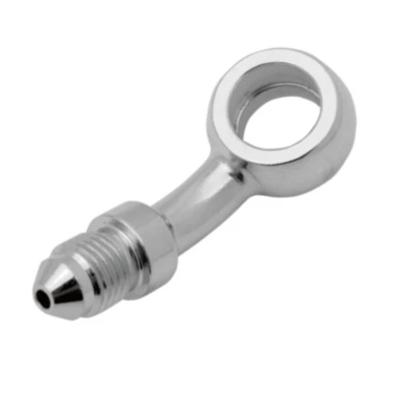 Chrome Steel Banjo Fitting – 7/16″ – 35 Degree