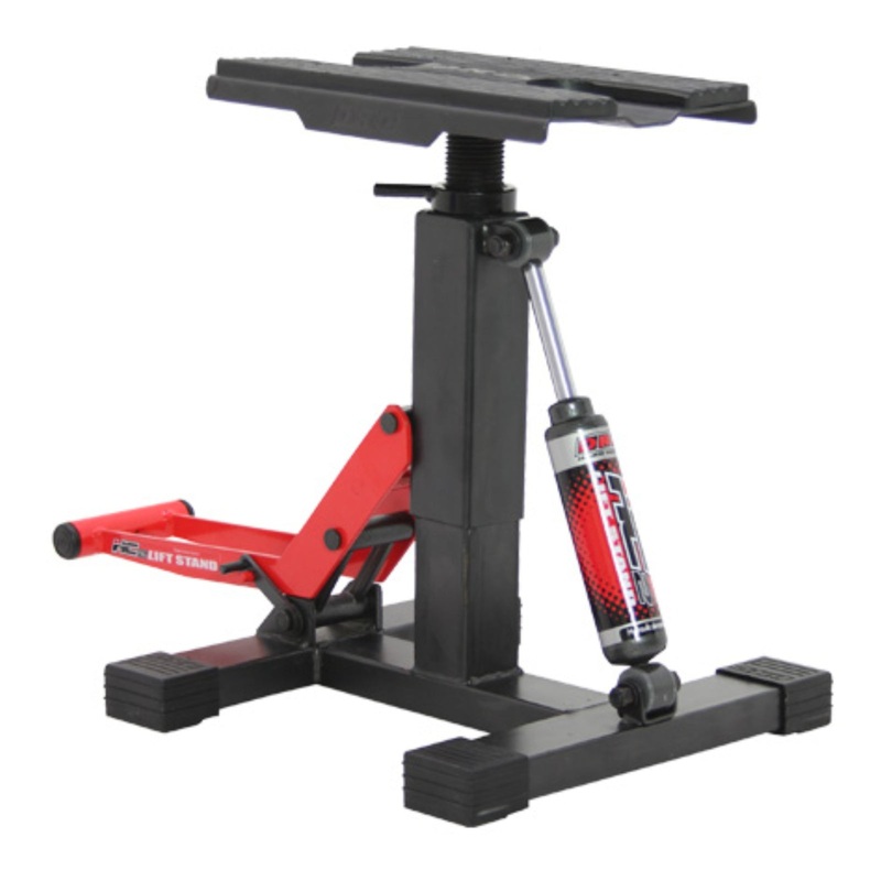 DRC HC2 Lift Stand Twin-arm with Damper – Black / Red