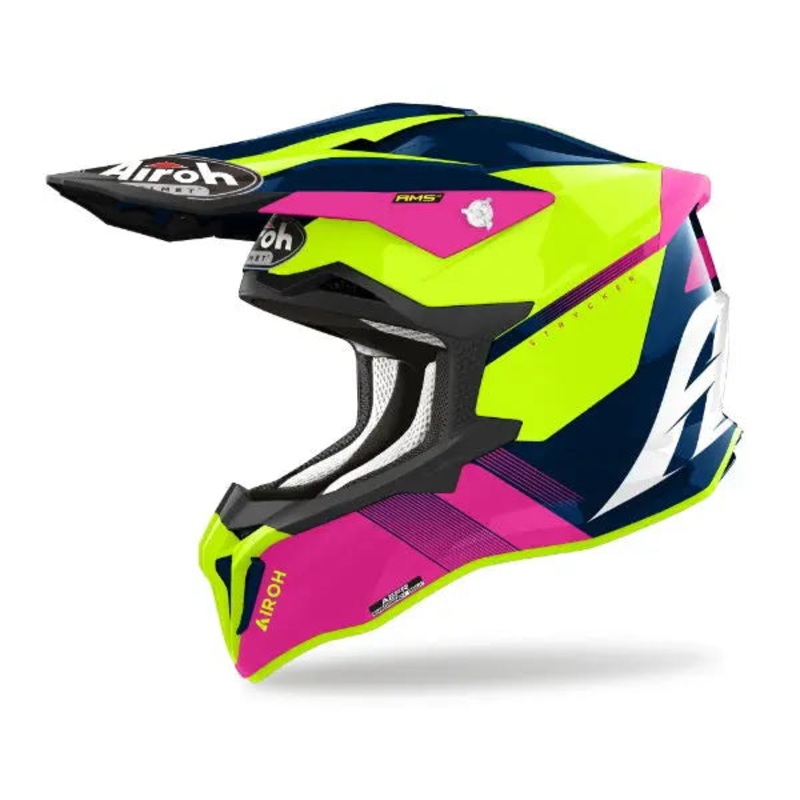 Airoh Strycker Blazer Gloss Blue / Pink