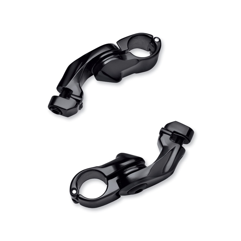 Harley Davidson 50500168 Short Angled Adjustable Highway Peg Mount Kit KIT-ADJ,HWY PEG MNT,ANGLED,BLK