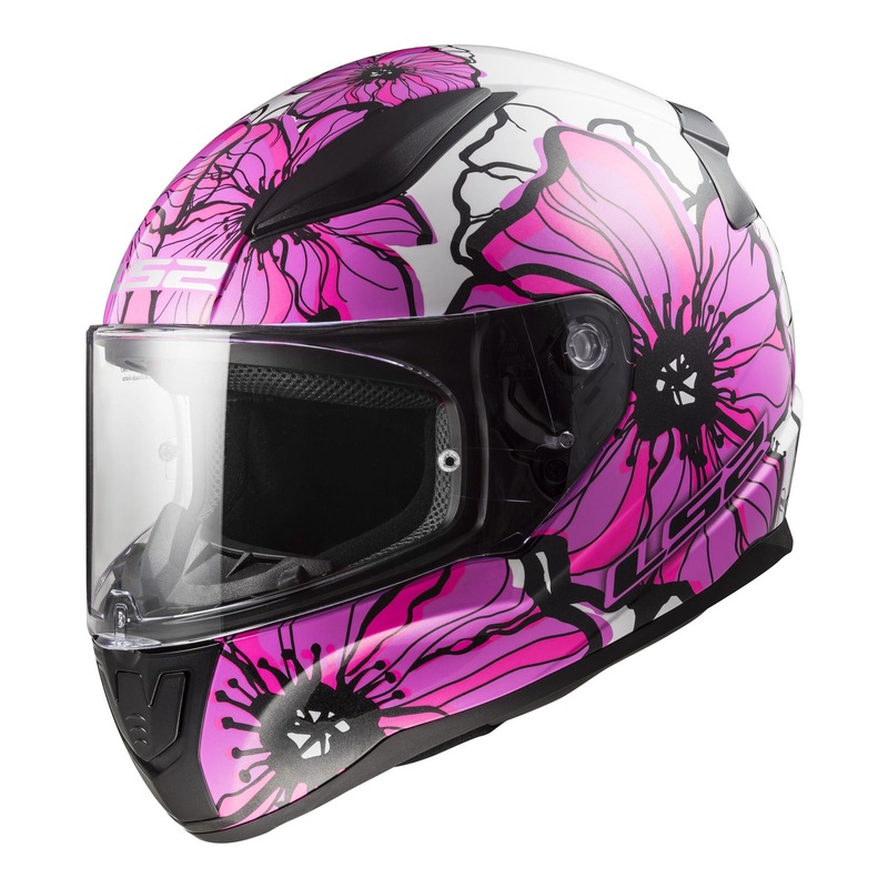 LS2 FF353 Rapid II Helmet – Poppies Pink 06